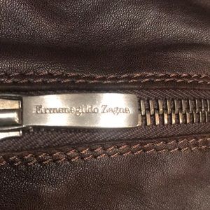 Ermenegildo Zegna leather garment bag